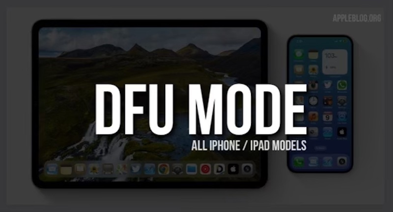 DFU Mode – How To Put Your Device in Recovery Mode